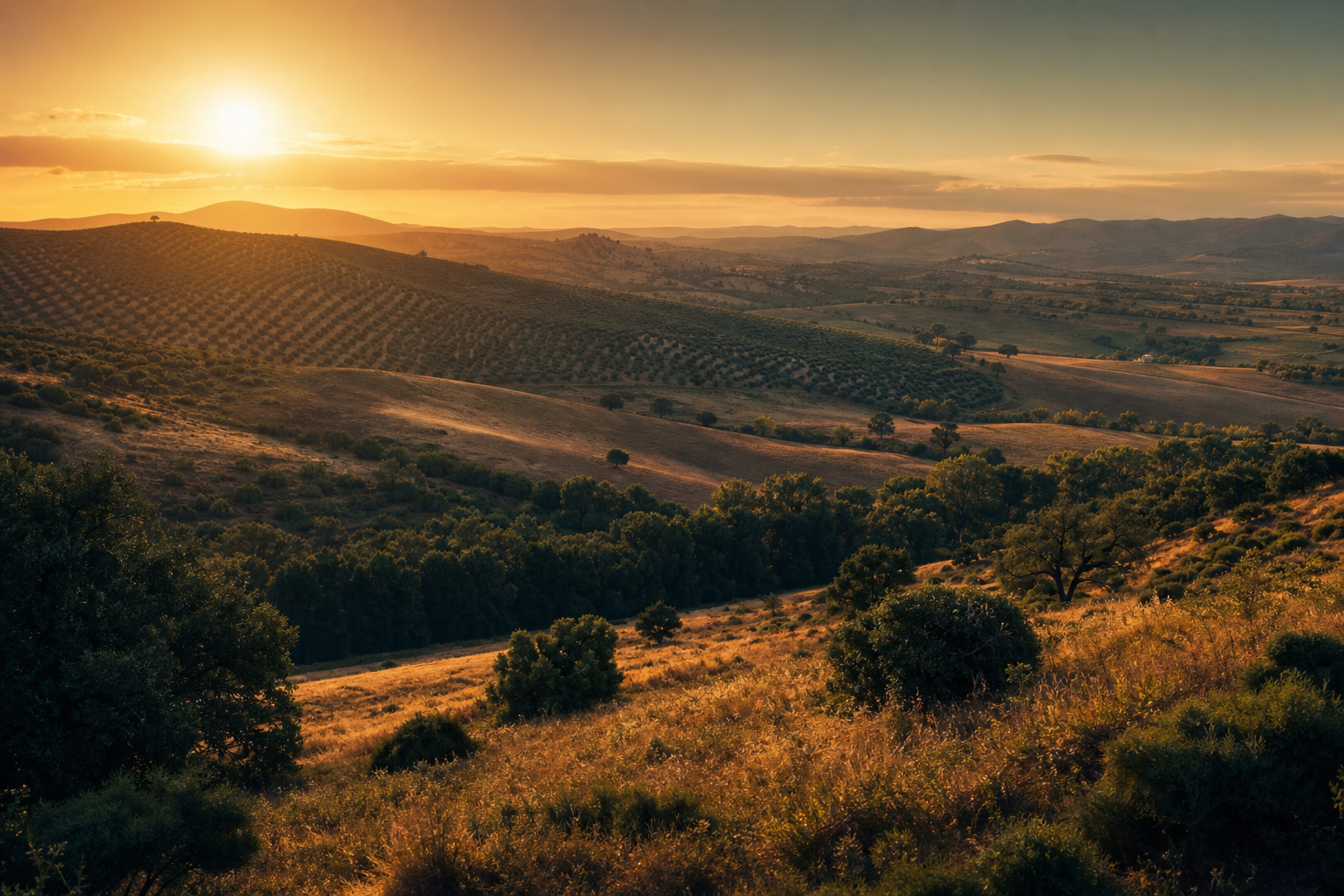 Huelva province landscape — home base of Novaspark Systems SL in Andalusia, Spain